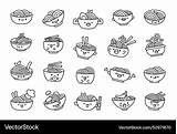Coloring Bowl Ramen Pages Drawing Rice Colorear Getdrawings Operation  sketch template