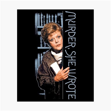 Angela Lansbury Murder She Wrote Vintage Jessica Fletcher's Gifts Poster For Sale By ...