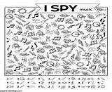 I Spy Coloring Pages Printable sketch template