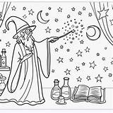Wizard Coloring Pages For Children  Over 10 Free Designs sketch template