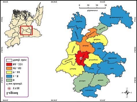 Map showing the case distribution (552 poultry cases) presented in... | Download Scientific Diagram