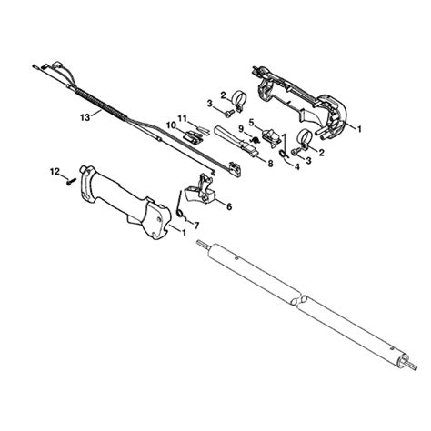 Stihl HT 101 Pole Pruner (HT101) Parts Diagram, Handle