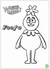 Yo Gabba Characters Coloring Pages sketch template
