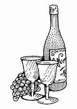 Glass Bottle Coloring Page sketch template