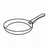 Frying Pan For Coloring Worksheet Page Kids The  sketch template