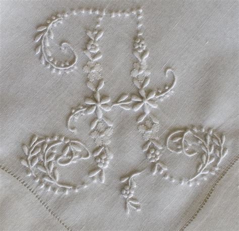 Antique Style: Hanky Primer #2: More Monogrammed Hankies