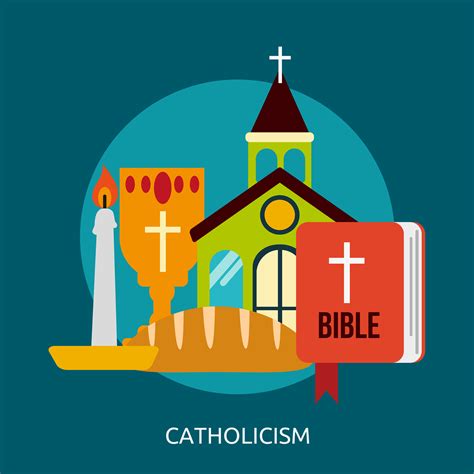 Catholicism Conceptual illustration Design 443932 Vector Art at Vecteezy