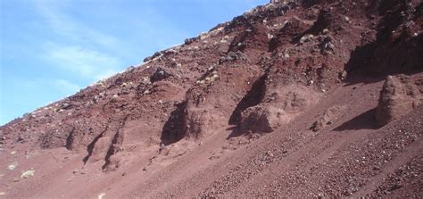 Rhyolite Lava Flow, possibly from Coso Volcanic Field in southern ...