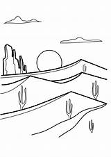 Desert Coloring Pages  Best For Kids sketch template