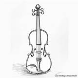 Violin Coloring Pages  Free & Printable sketch template