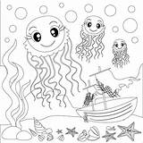 Sea Animals Coloring Pages Free  Wallpapers HD sketch template