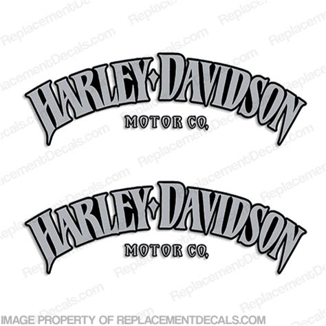 Harley-Davidson Fuel Tank Motorcycle Decals (Set of 2) - Style 7