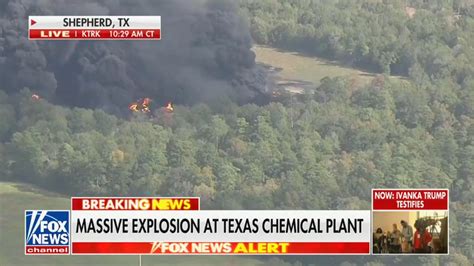 Explosion At Texas Chemical Plants Causes Massive Inferno