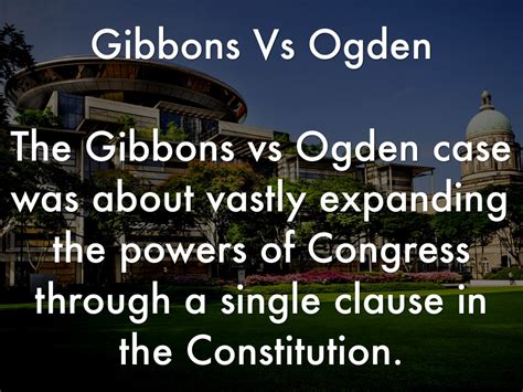 Gibbons Vs Ogden by Colby Warren