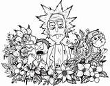 Rick And Morty coloring Pages  Free sketch template