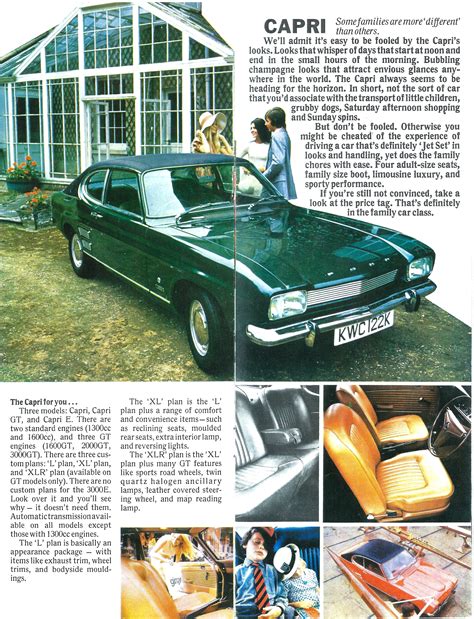 ‘The Car You Always Promised Yourself’ – Ford Capri ads from 1969 -1986 Ford Capri, Pub Vintage ...