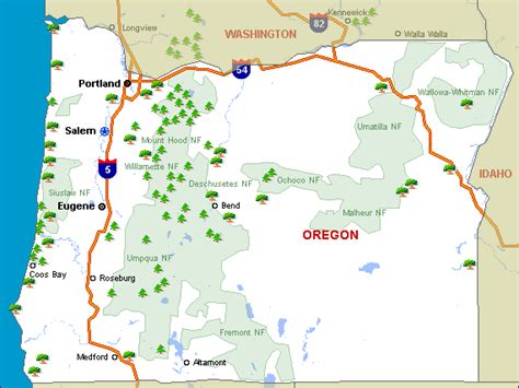 Oregon Coast State Parks Map - Map Of Counties Around London