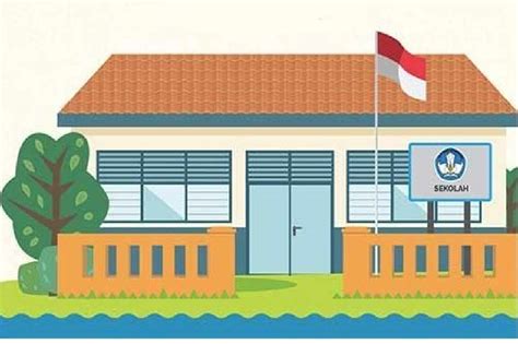 Contoh Gambar Kartun Gedung Sekolah Sma Terbaik - IMAGESEE