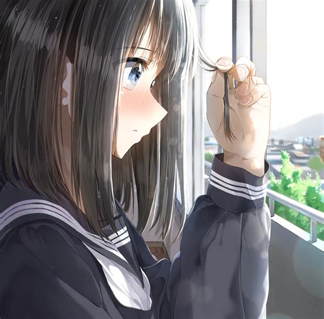 Anime Girl Blushing A Lot