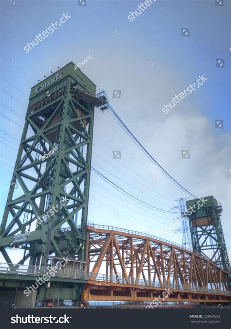 Burlington Canal Lift Bridge Skyway Ontario Stock Photo 599059859 ...