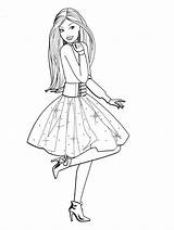 Fashionista Coloring Pages To Download And Print For Free sketch template