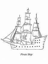 Pirate Ship Coloring Pages  Free Printable For Kids sketch template