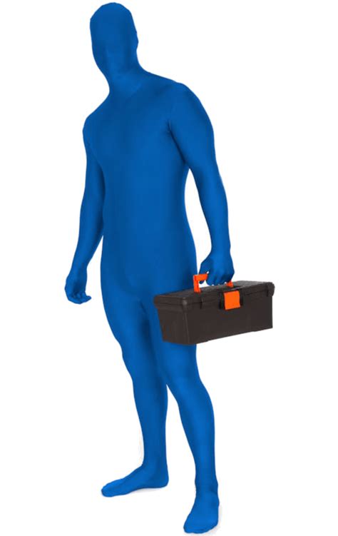 Morphsuit Blue Costume - fancydress.com - Fancydress.com