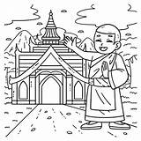 Coloring Temple Vectors & Illustrations For Free Download sketch template