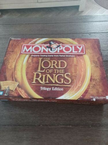 MONOPOLY LOTR The Lord of the Rings Board Game Trilogy Edition 100% COMPLETE | #4002145186