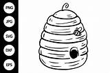 Outline Beehive SVG Coloring Page Graphic By MYDIGITALART13 · Creative  sketch template