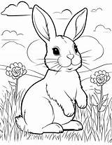50 Bunny Rabbit Coloring Pages Printable Sheets sketch template