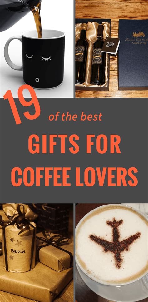 19 Of The Best Gifts for Coffee Lovers PINTEREST Iced Coffee Gifts, Unique Coffee Gifts, Coffee ...