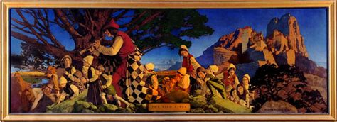 Maxfield Parrish 'The Pied Piper of Hamelin' 1909 | Maxfield… | Flickr