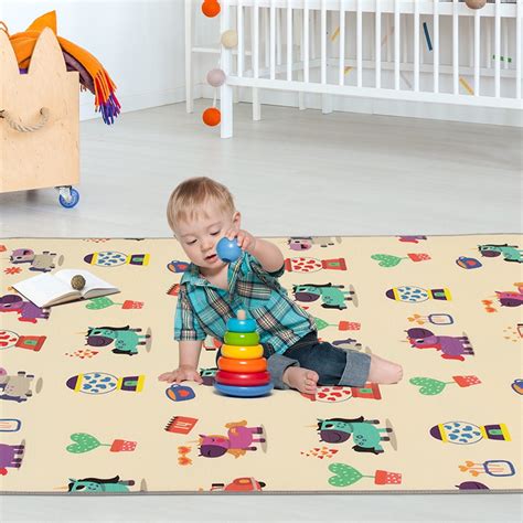 Baby Floor Play Mat - Miamumi Large Baby Floor Mat Game Playmat Kids ...