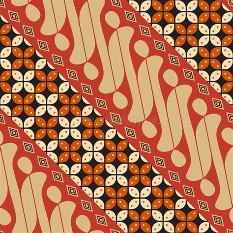 Illustration about Editable Indonesian Batik Vector Seamless Pattern. Illustration of fabric ...