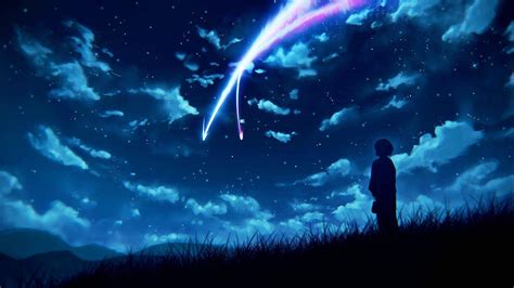 Night Sky Anime Desktop Wallpapers - Top Free Night Sky Anime Desktop Backgrounds - WallpaperAccess