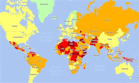 Most Dangerous Countries In The World 2024 - Loree Ranique