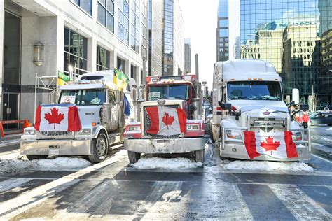 What's happening with the Canadian trucker convoy?…