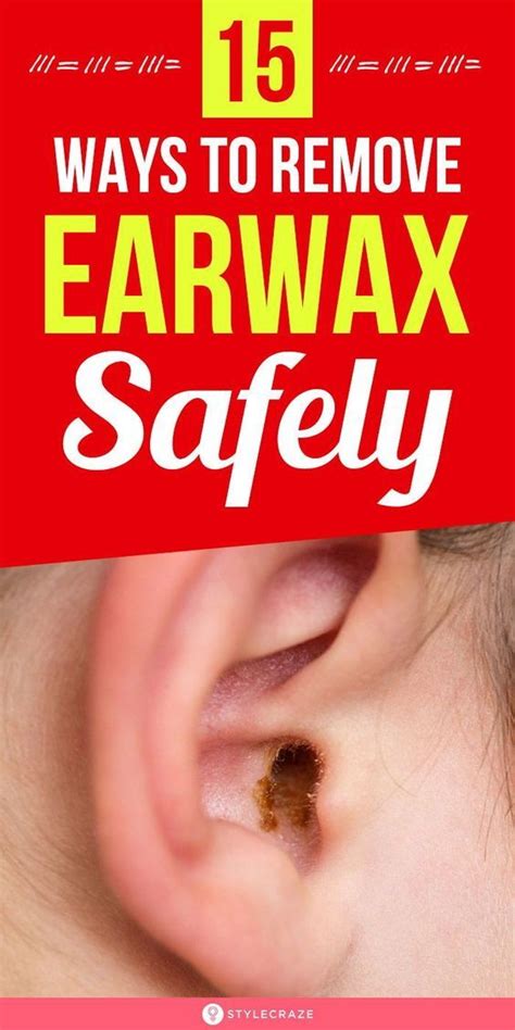 15 Effective Home Remedies To Remove Ear Wax Safely in 2021 | Ear wax, Best ear wax removal ...