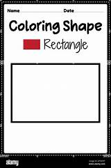 Rectangle Coloring Page sketch template