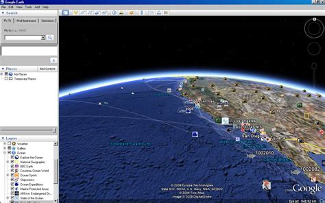 Google Earth 5 Maps Oceans