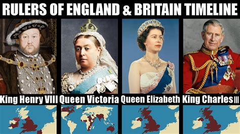 Timeline of the English Monarchs - YouTube