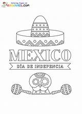 Mexican Independence Day Coloring Pages sketch template