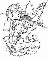Winter Coloring Pages Printable sketch template