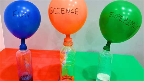 Blowing up a Balloon-State of Matter Fun Science Experiment - YouTube