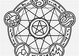 Pentacle Coloring Pages Sketch Page sketch template