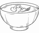 Bowl Of Soup coloring page  ColouringPages sketch template