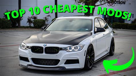 TOP 10 CHEAPEST MODS ON MY BMW F30 335i - YouTube