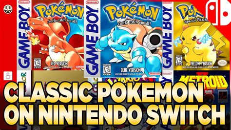 Here's Why Classic Pokemon Games on Nintendo Switch are Coming - YouTube