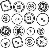 Button Coloring Sheet Pages sketch template